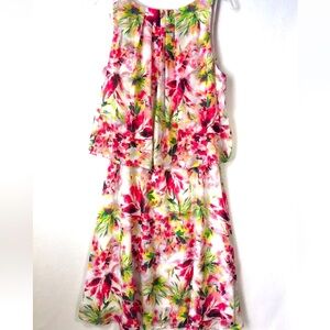 BRAND NEW B Collection by Bobeau Womens Sleeveless Dress Floral Large